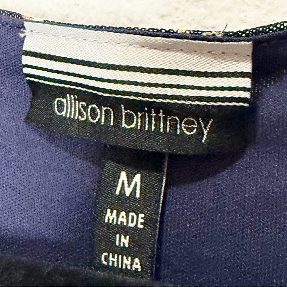 Allison Brittney Floral Print Mesh Tie Waist Long Sleeve Maxi Dress - Picture 9 of 10